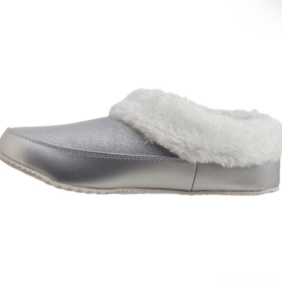 Sorel Go Coffee Run Slippers Moonstone Silver Women’s Size 8 NWOB - Picture 3 of 8
